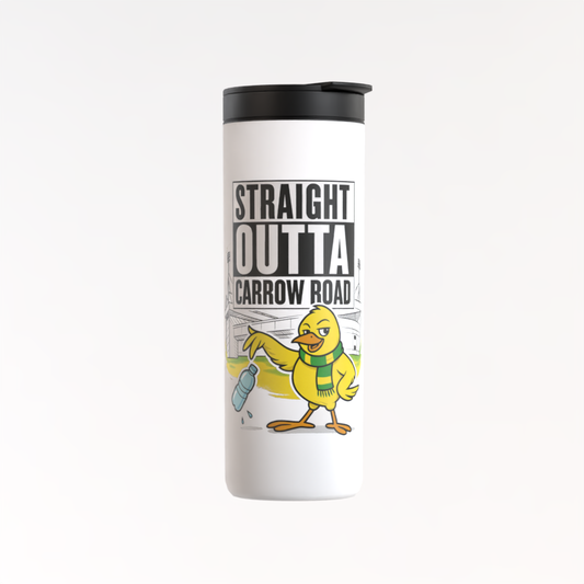 Norwich City FC Funny Thermos Flask – Keep Calm & Canary On! - 570 ML