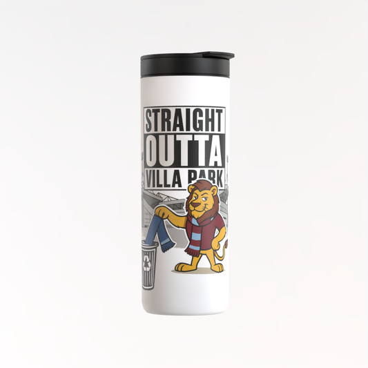 Straight Outta Villa Park - Aston Villa Flask - 570ML